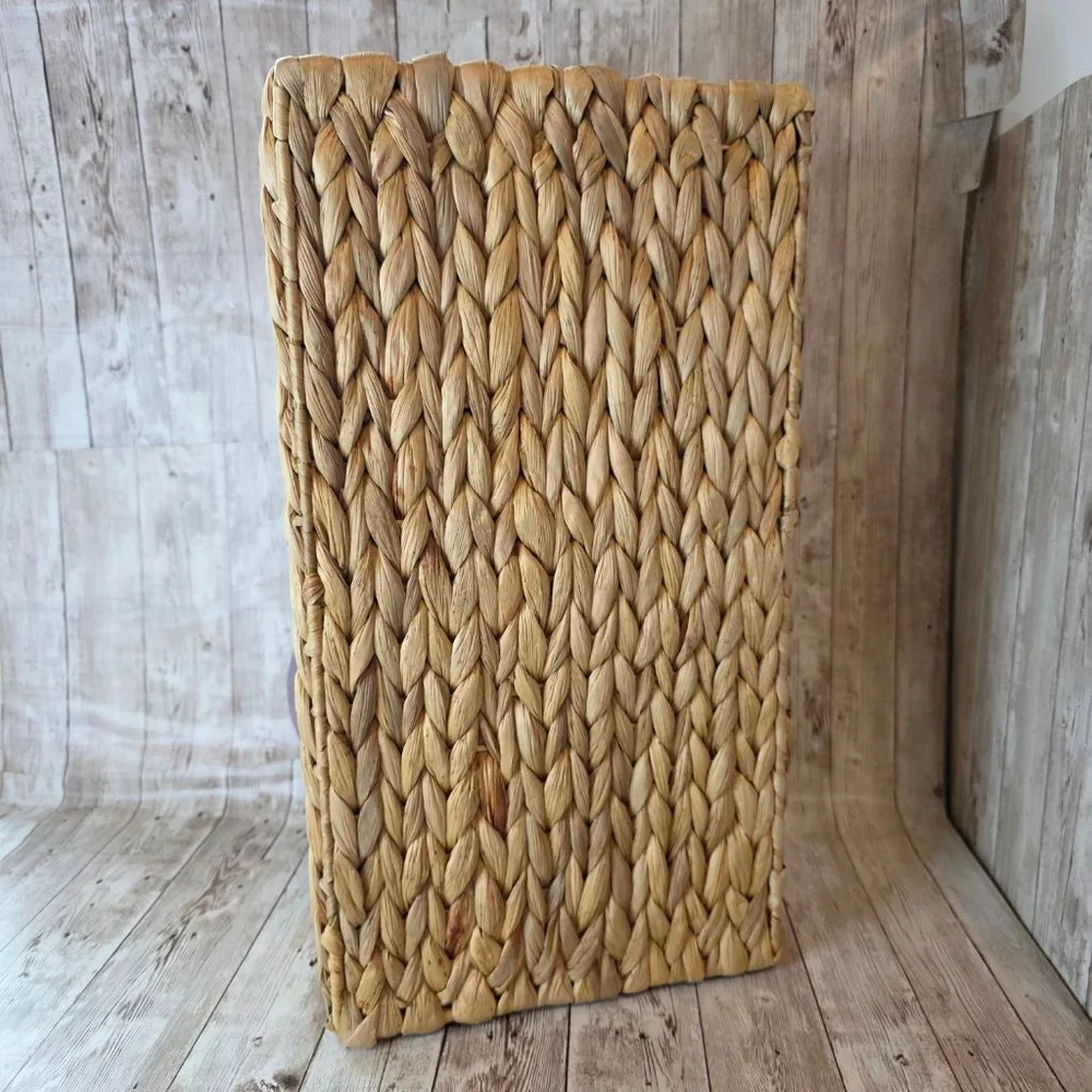 Beige Woven Storage Basket